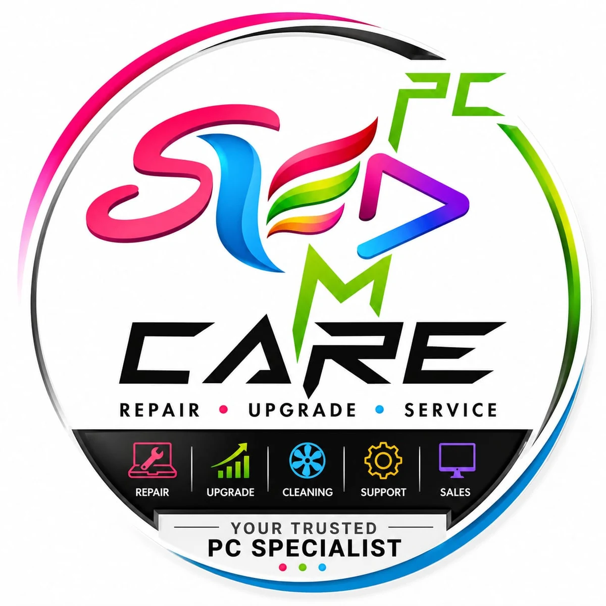 Syam PC Care logo