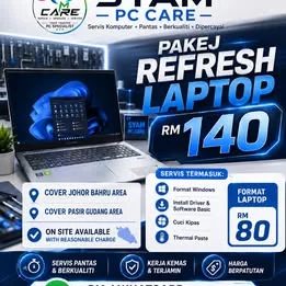 Pakej Refresh Laptop RM140